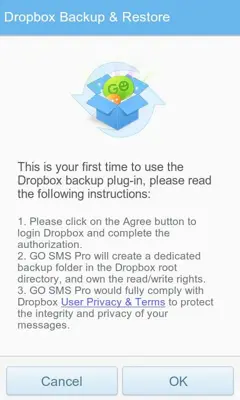 Dropbox Backup android App screenshot 1